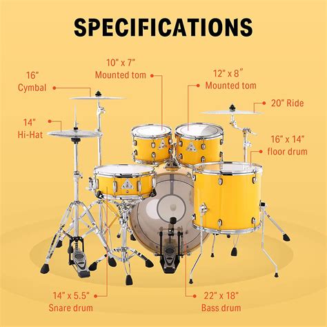 Silicone Electronic Drum Set Tambourine Percussion Snare Drums