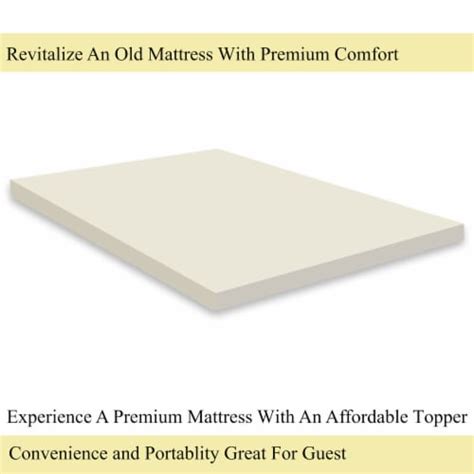 Continental Sleep 2 Inch Foam Mattress Topper With Perfect Body