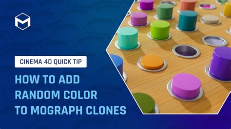 C4dquicktip 89 How To Add Random Color To Mograph Clones In Cinema 4d