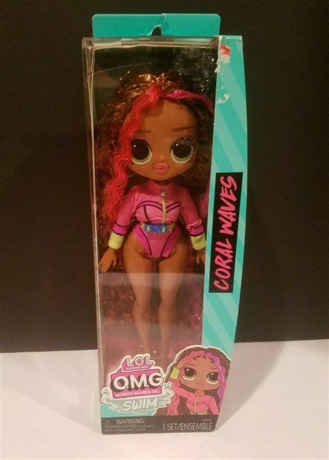 Mga Entertainment Lol Surprise Omg Swim Coral Waves Doll New 3897926863