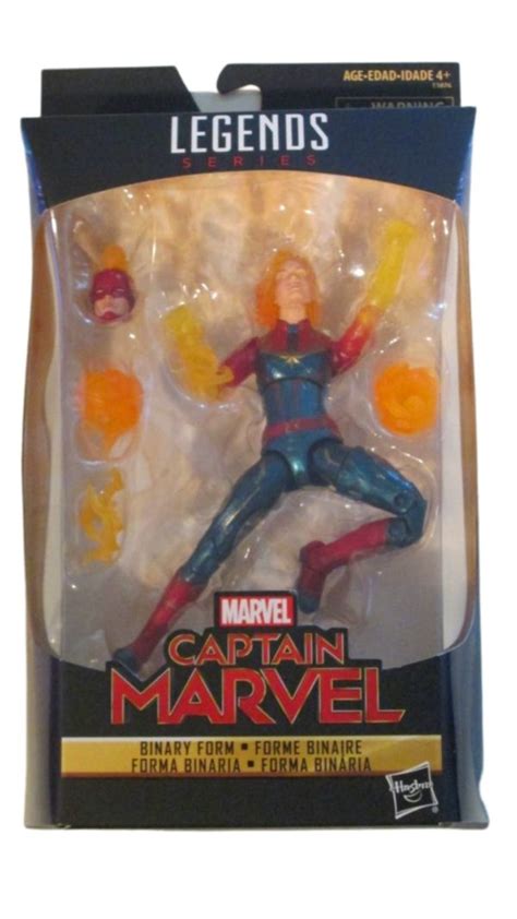 Marvel Legends Captain Marvel Binary Form 6-Inch Scale Action Figure ...