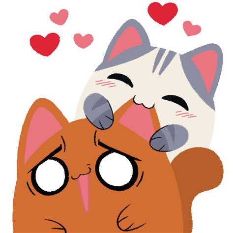 Fat Cat Love Sticker By Platonic Games For Ios And Android Giphy