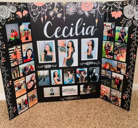 5 Diy Graduation Poster Board Ideas Jenna Haith Lifestyle Graduation Party Picture Display