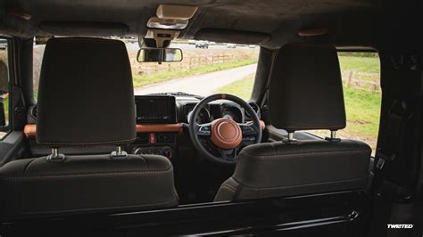 Twisted Gives Suzuki Jimny A Fancy Leather Interior And A Turbo, For A ...