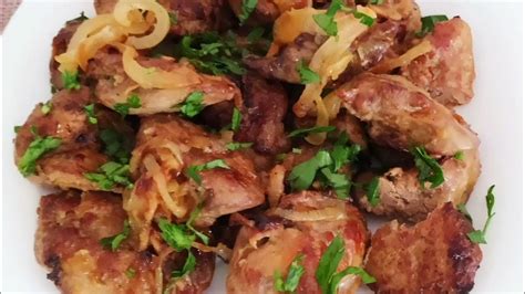Как приготовить НЕЖНЕЙШУЮ куриную печень быстро и вкусно!!! - YouTube