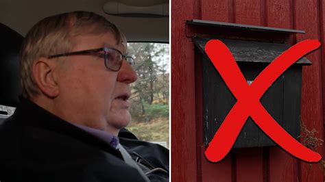 Mats får åka sex kilometer för att hämta sin post