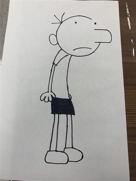 My Drawing Of Greg : r/Diaryofawimpykid