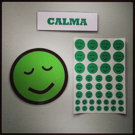 Pictogramas De Emoticones Y Stickers Calma Educacion Emocional