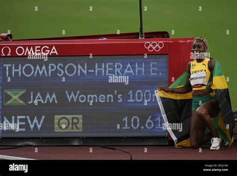 Elaine Thompson Herah Wins The Gold In 100 Meter For Women In 9 61