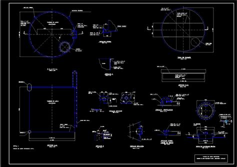 Sulfuric Acid Tank Details Dwg Detail For Autocad Designs Cad