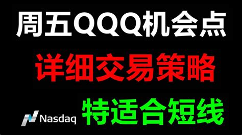 美股周五V反概率极大QQQ末日期权详细交易策略特别适合短线QQQ SOXL NVDA TSLA BABA SQQQ TSLA