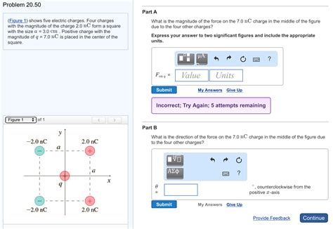 Solved Figure 1 Shows Five Electric Charges Four Charges Chegg