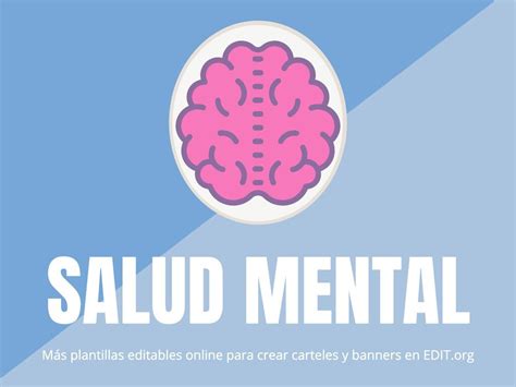 Carteles De Salud Mental Editables Online