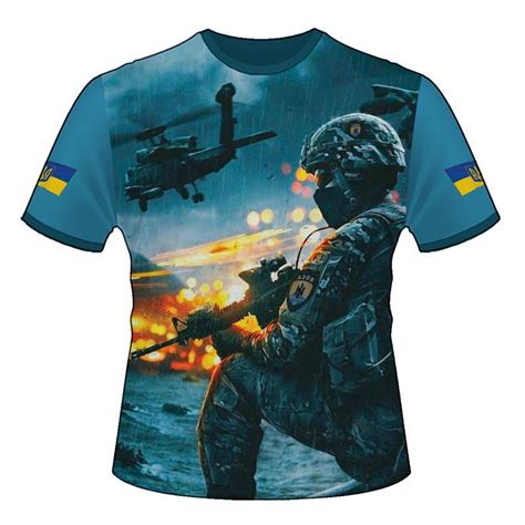 Футболка Полк Азов двусторонний принт (3D-futbolka-0085) 116-122 см ...