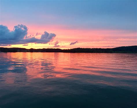 Sunset At Claytor Lake Va Oc 1334x750 Rskyporn