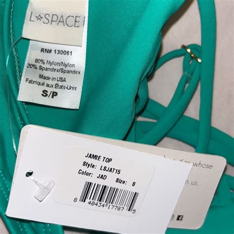 L Space Swim Lspace Jamie Bikini Top Sz Small Poshmark