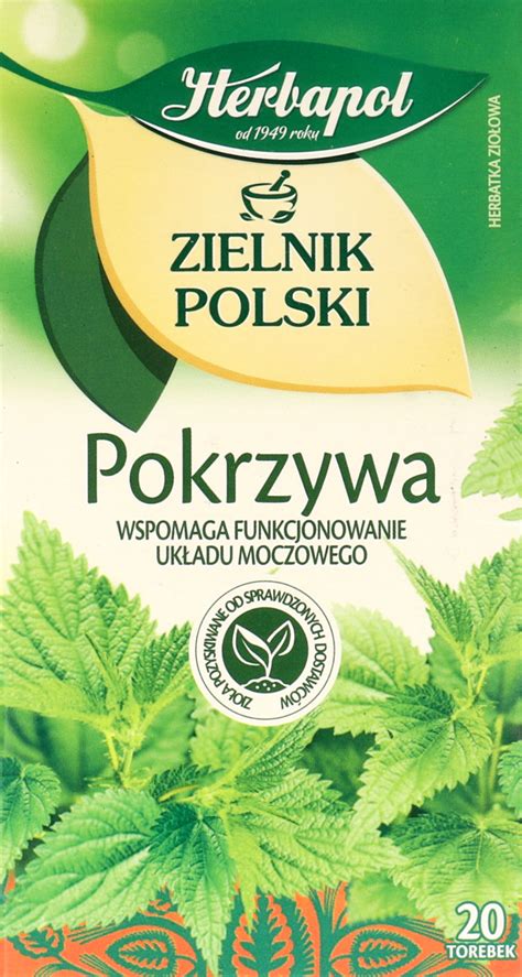 HERBAPOL Zielnik Polski herbata ziołowa Pokrzywa 20x1 5 g