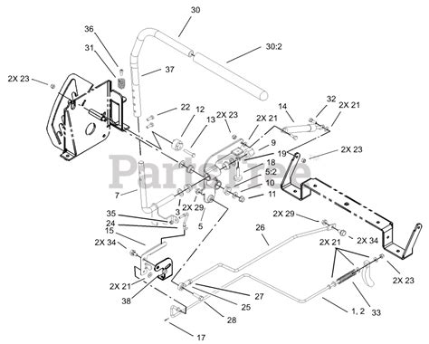 Toro 74330 16 42 Z Toro 42 Timecutter Zero Turn Mower Sn 230000001 230999999 2003