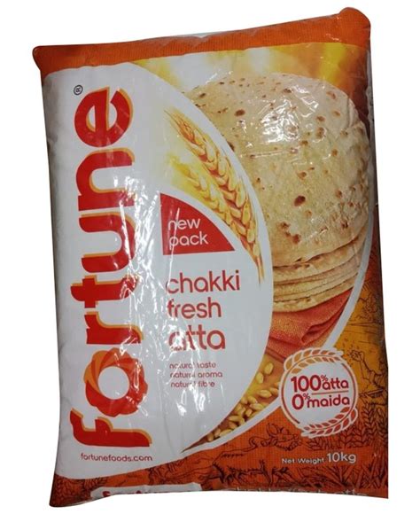 Fortune Chakki Atta Bag Packaging Size 10 Kg At Rs 280 Bag In Buldana