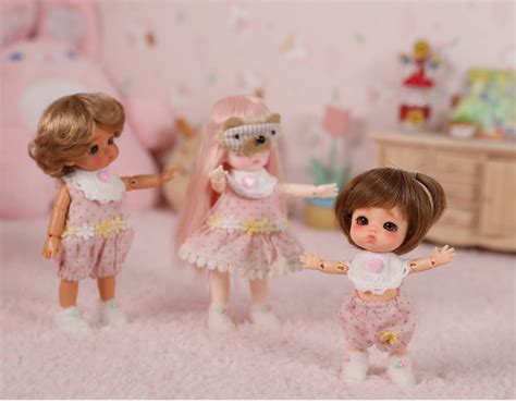 Lati White Pink Mellow Ver T Yomi Tan Nude 10cm 4 Doll Peddlar