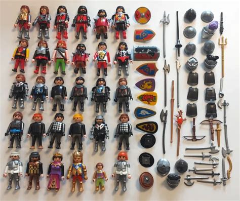 PLAYMOBIL RITTER FIGUREN mit zubehör Konvolut 30 stück Große Sammlung