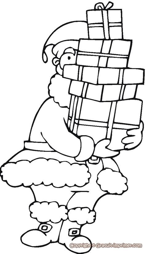 Meilleur De Coloriage Pere Noel A Imprimer Format A Haut Coloriage