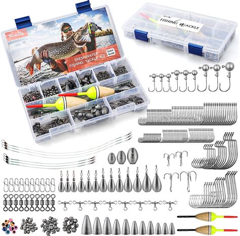 Tcmby Fishing Accessories Kit Fishing Tackle Box With Tackle Included