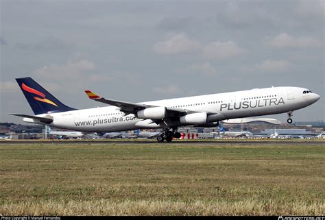 EC NBU Plus Ultra Airbus A340 313 Photo By Manuel Fernandez ID