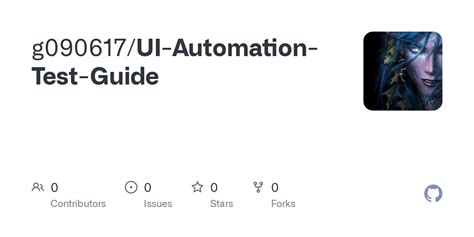 Github G090617 Ui Automation Test Guide