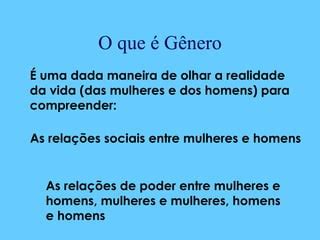 O Conceito De Genero Pode Ser Compreendido - Genero | PPT