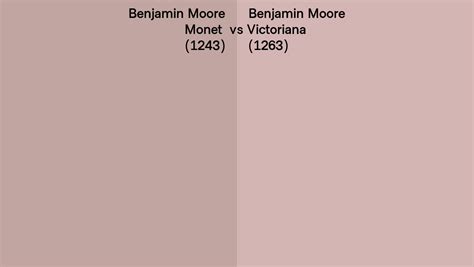 Benjamin Moore Monet Vs Victoriana Side By Side Comparison