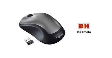 Logitech M Wireless Mouse Silver B H Photo Video