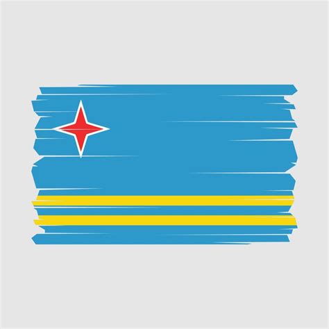 Aruba Flag Vector Illustration 21635855 Vector Art at Vecteezy