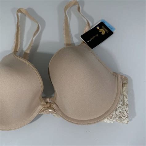 Wacoal Intimates Sleepwear Nwt Wacoal C Us Embrace Lace Pushup Bra In Natural Nude