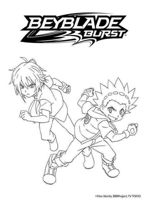 Dibujos De Beyblade Burst Spryzen Para Colorear E Imprimir