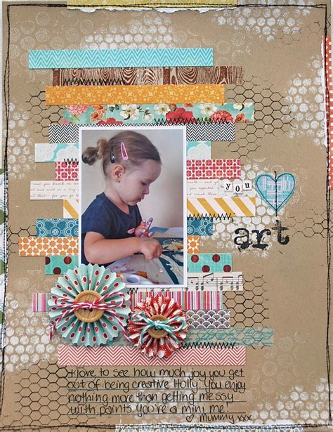 Layout You Art Photo Scrapbook Scrapbook Paper Crafts Scrapbook