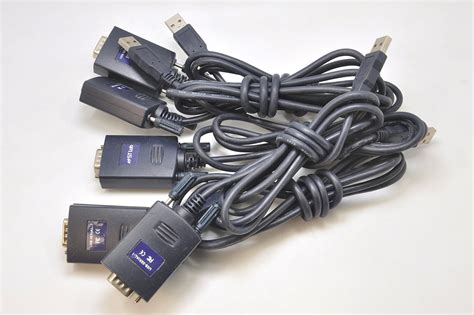 1.5米长ST Lab U-224 USB to RS232 PL-2303HX芯片USB转串口COM口RS232 D-sub 9针接口USB ...