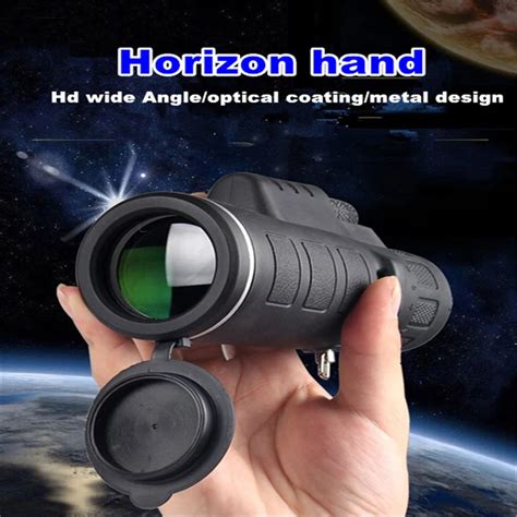 Telescopio Monocular portátil de mano visión nocturna Dual Zoom