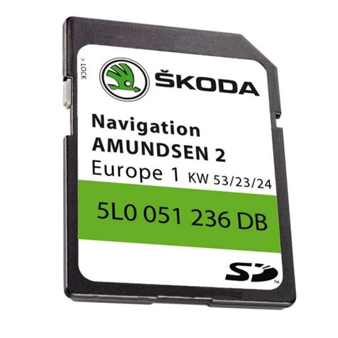 Skoda Navi Amundsen GEN2 Sd Card Europa 2024