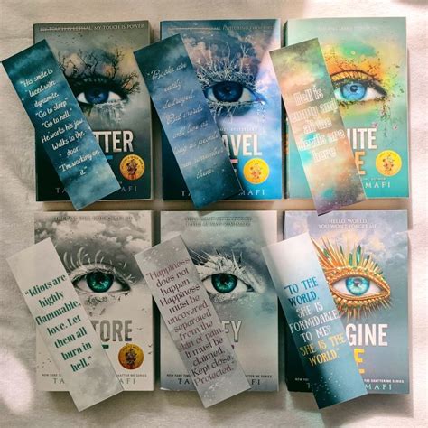 Shatter Me Series By Tahereh Mafi Bookmarks Quotes Bookmarks Shatter