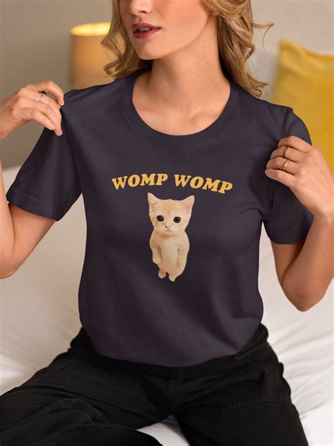 Womp Womp Funny Cat Meme Shirt Funny Bear Meme Shirt Womp Womp Joke