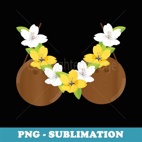 Hawaii Coconut Bra Funny Bikini Costume T Vintage Sublimat Inspire