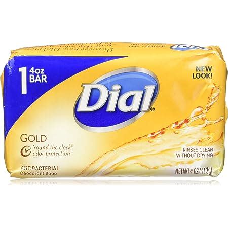 Amazon Dial Antibacterial Deodorant Bar Soap Advanced Clean Gold