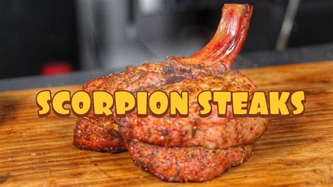 Smoked Iberico Scorpion Pork Steaks English Bbq Video Bbq Youtube