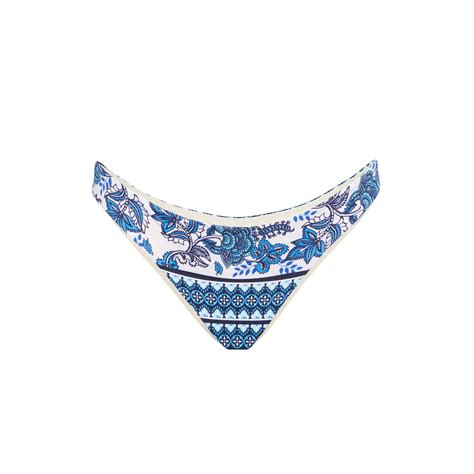 Woman Swim Briefs With Gipsy Print Mc2 Saint Barth