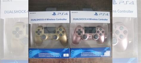 Золотые Sony PS4 Dualshock v2 купить в Оренбурге | Электроника | Авито
