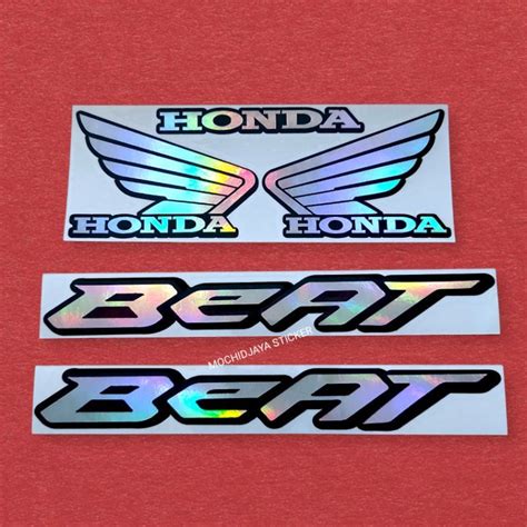 Jual Stiker Beat Dan Sayap Stiker Logo Beat Stiker Logo Sayap Honda