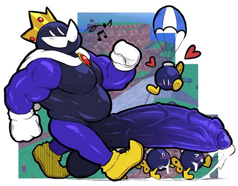 Rule 34 Anthro Anthrofied Balls Big Penis Bob Omb Bodily Fluids Bomb Cape Clothing Crown