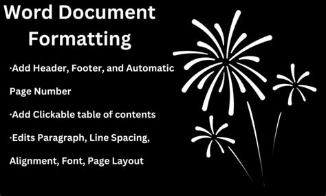 create  format microsoft word document professionally
