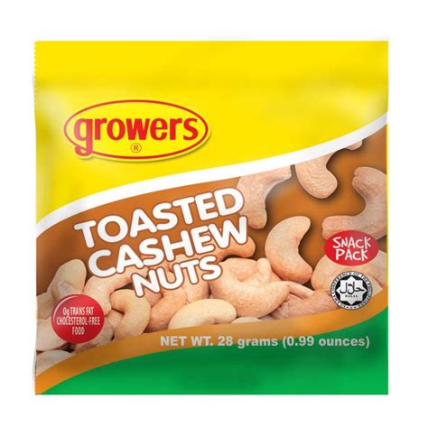 Growers Toasted Cashew Nuts G Shopee Philippines